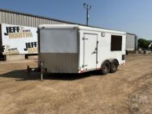 2013 FOREST RIVER ENCLOSED TRAILER 8'X16'