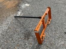 TRACTOR OR SKID STEER ATTACHED HAY SPEAR