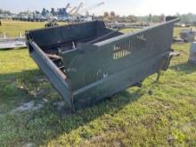 DUMP TRUCK BED WITH MANUAL GATE