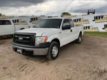 2014 FORD F150 XL EXTENDED CAB PICKUP VIN: 1FTFX1CF8EFC04724