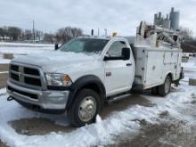 2012 DODGE 5500 HEAVY DUTY RAM CHASSIS CAB  S/A UTILITY TRUCK VIN: 3C7WDMBL6CG259608