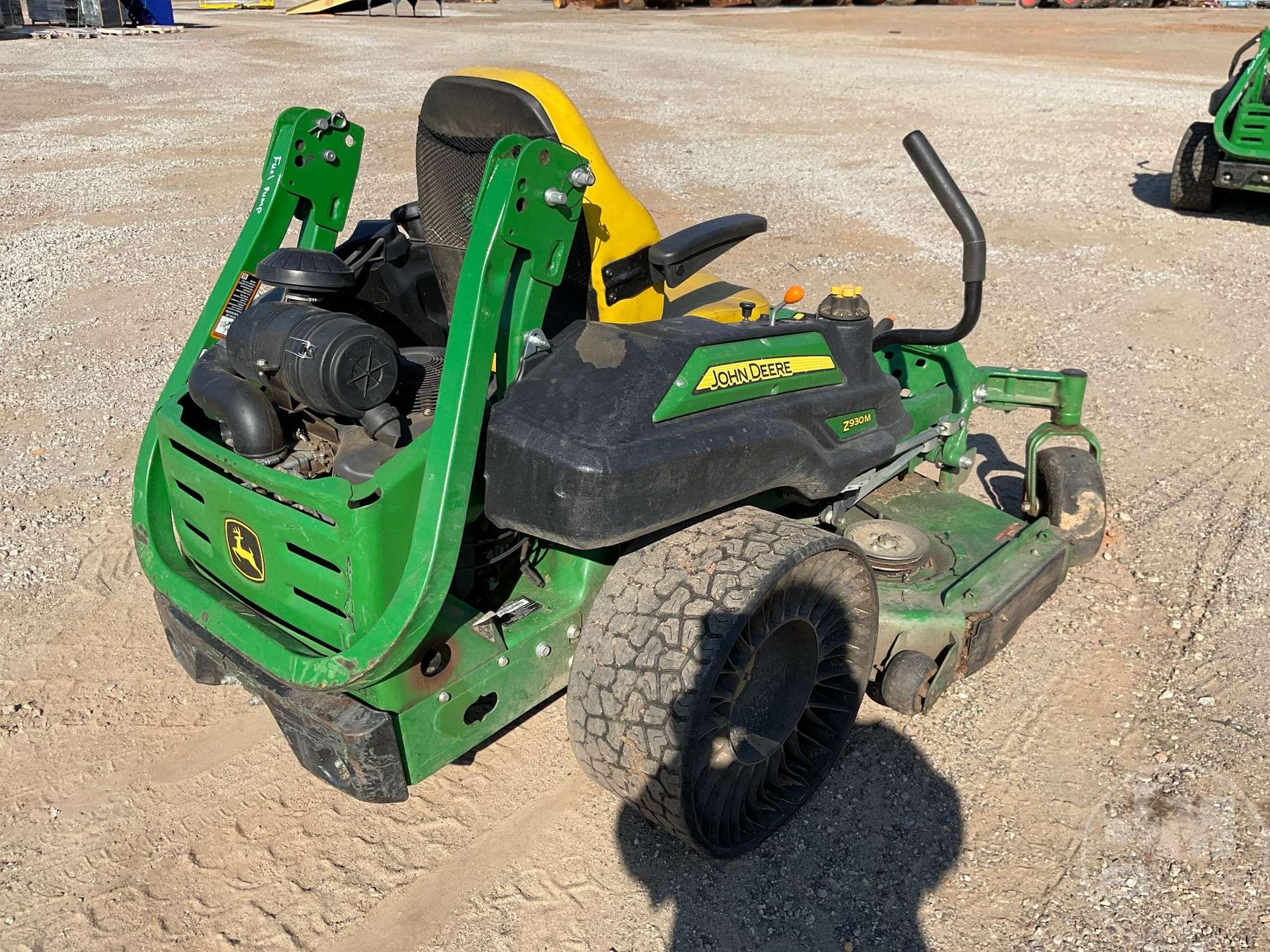 2020 JOHN DEERE  Z930M SN: 1TC930MCTLT091288 ZERO TURN