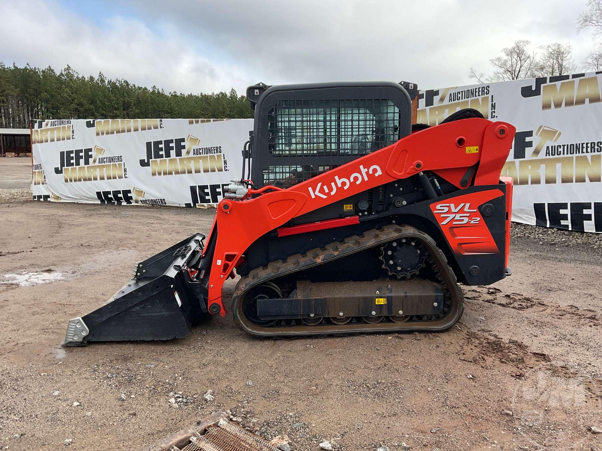 KUBOTA MODEL SVL75-2 MULTI TERRAIN LOADER SN: KBCZ052CKM1J61923