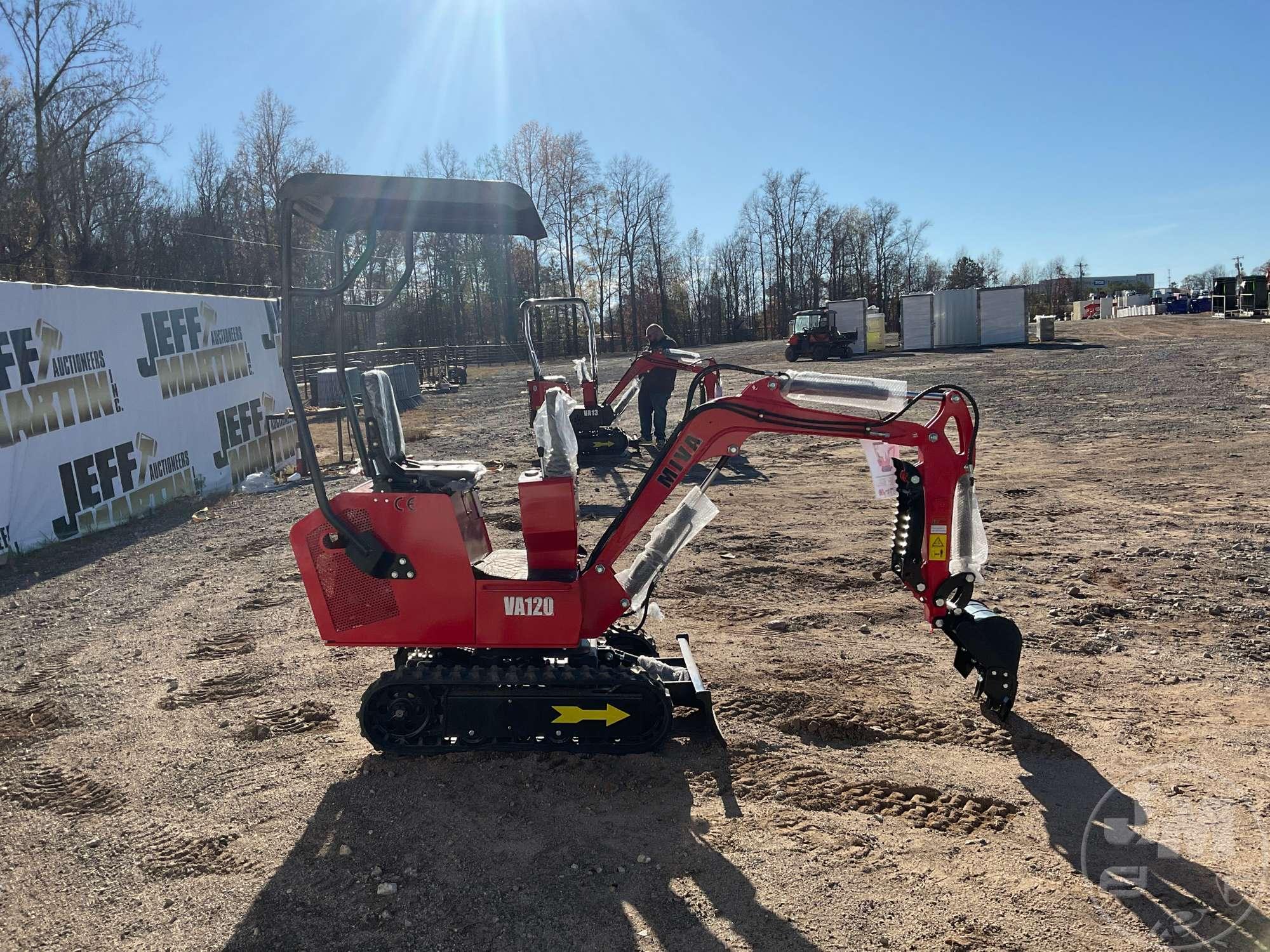 2023 MIVA VA120 MINI EXCAVATOR SN: VA120R2319