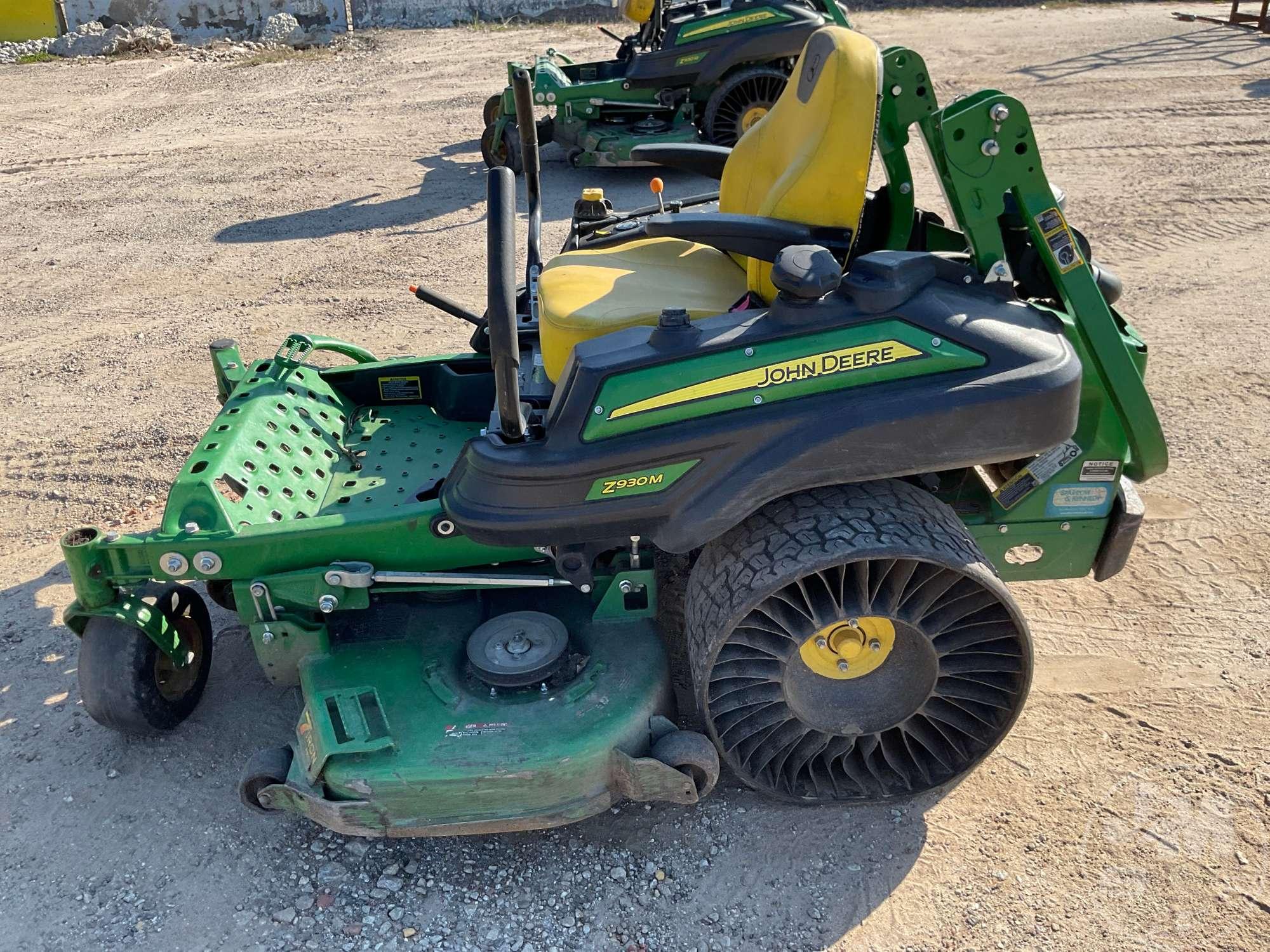 2020 JOHN DEERE  Z930M SN: 1TC930MCTLT091288 ZERO TURN