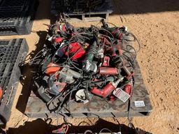 PALLET OF POWER TOOLS & CHARGERS