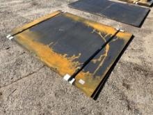 QTY OF (2) 3/4”...... 72”......X96”...... STEEL ROAD PLATES