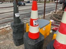 QTY OF (25) SAFETY CONES