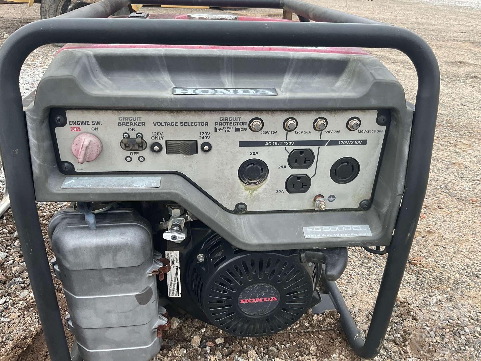 HONDA EG 5000CL GENERATOR