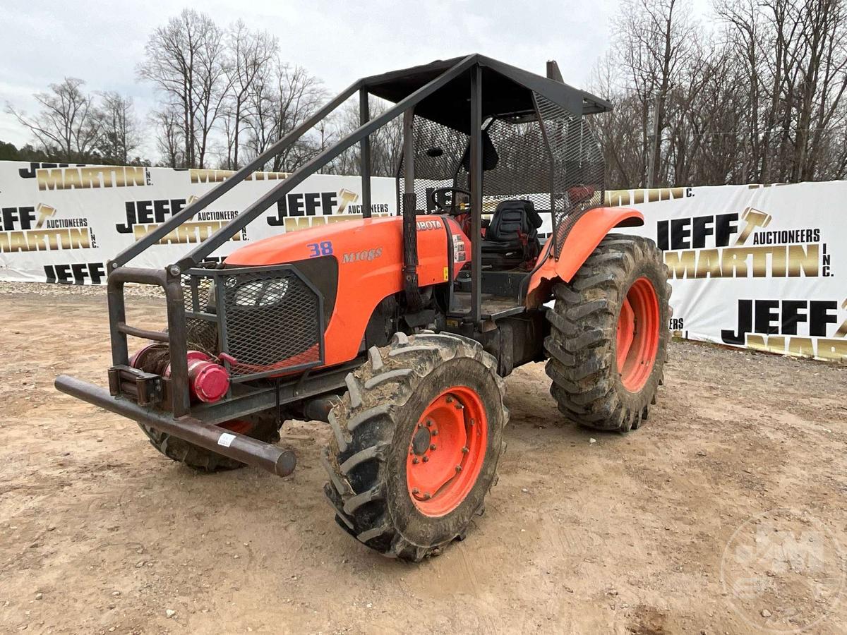 2014 KUBOTA M108S 4X4 TRACTOR SN: 77268