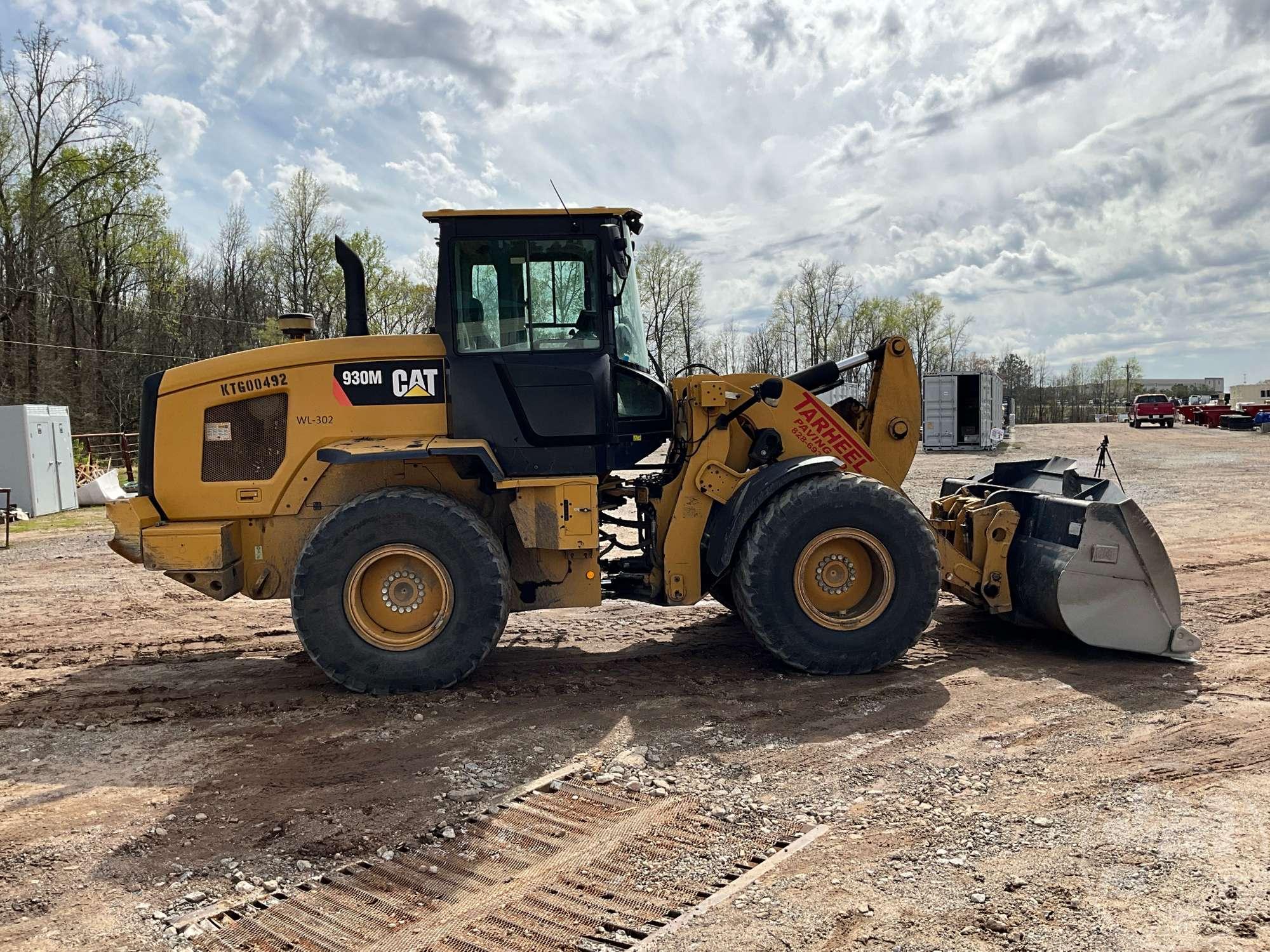 2015 CATERPILLAR 930M WHEEL LOADER SN: CAT0930MHKJG00492