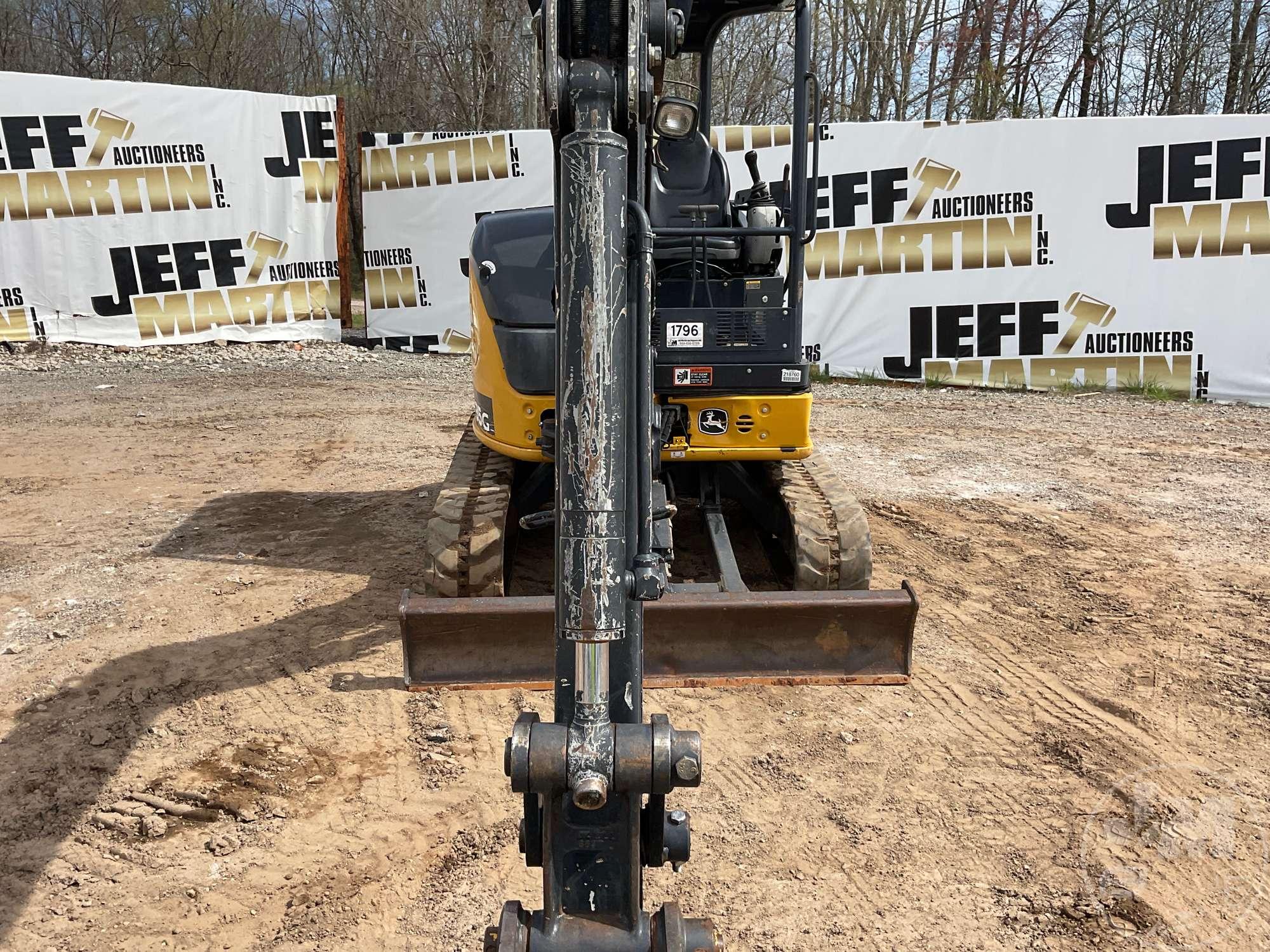 2019 DEERE 35G MINI EXCAVATOR SN: 1FF035GXJKK285666