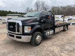 2017 FORD F-650 SINGLE AXLE ROLLBACK TRUCK VIN: 1FDNX6DC4HDB02944