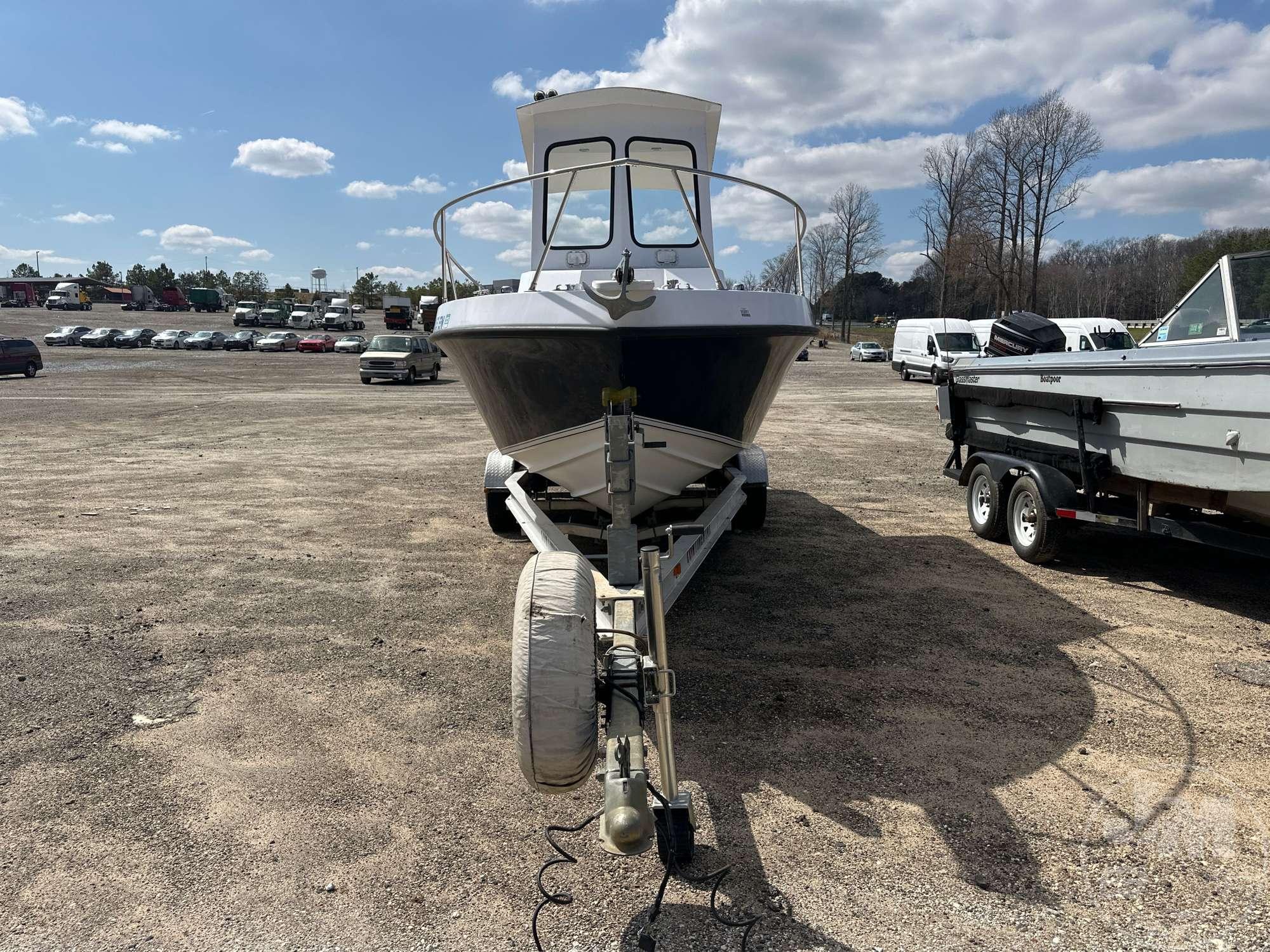 1988 MARK TWAIN 24 CONTINENTAL VIN MTM32280E888 CABIN CRUISER