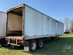 1987 FRUEHAUF 45'X96" VAN TRAILER VIN: 1H2V04523HC011101