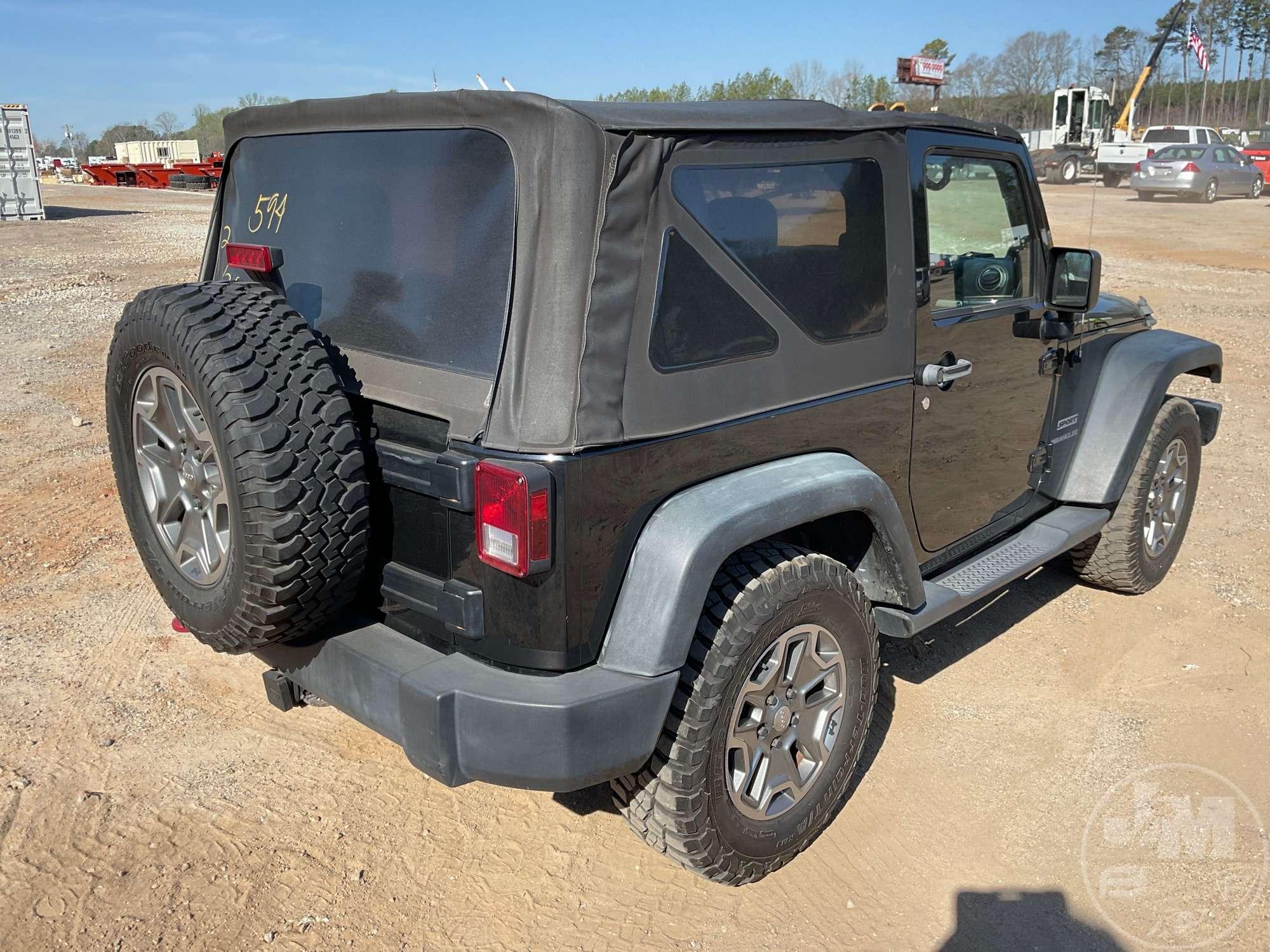 2011 JEEP WRANGLER VIN: 1J4AA2D16BL503365