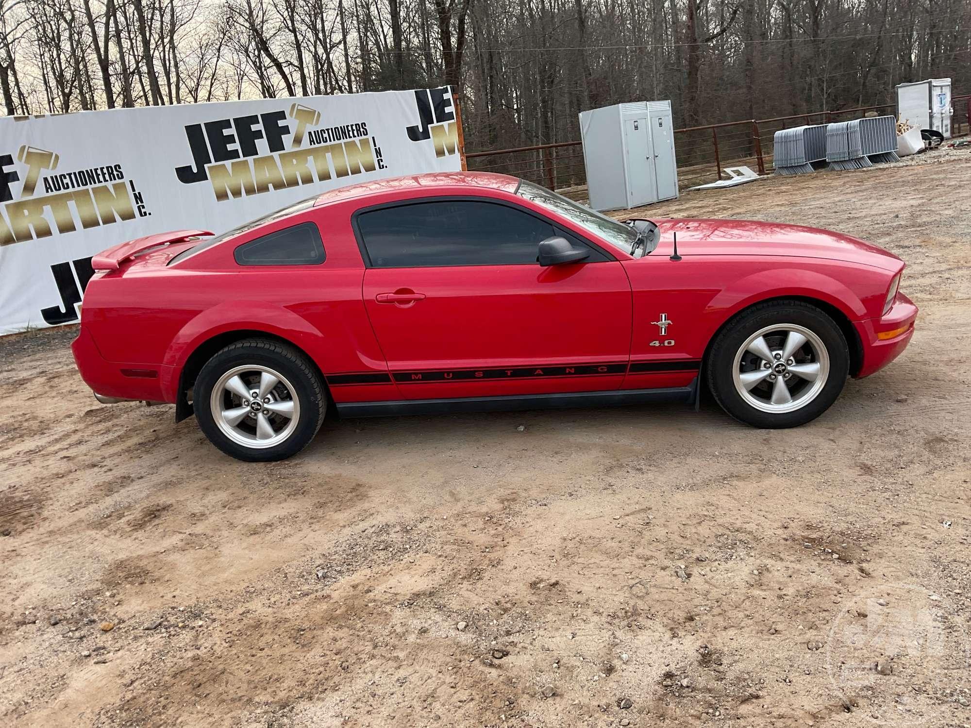 2007 FORD MUSTANG VIN: 1ZVFT80N775255346