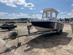 1988 MARK TWAIN 24 CONTINENTAL VIN MTM32280E888 CABIN CRUISER