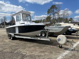 1988 MARK TWAIN 24 CONTINENTAL VIN MTM32280E888 CABIN CRUISER