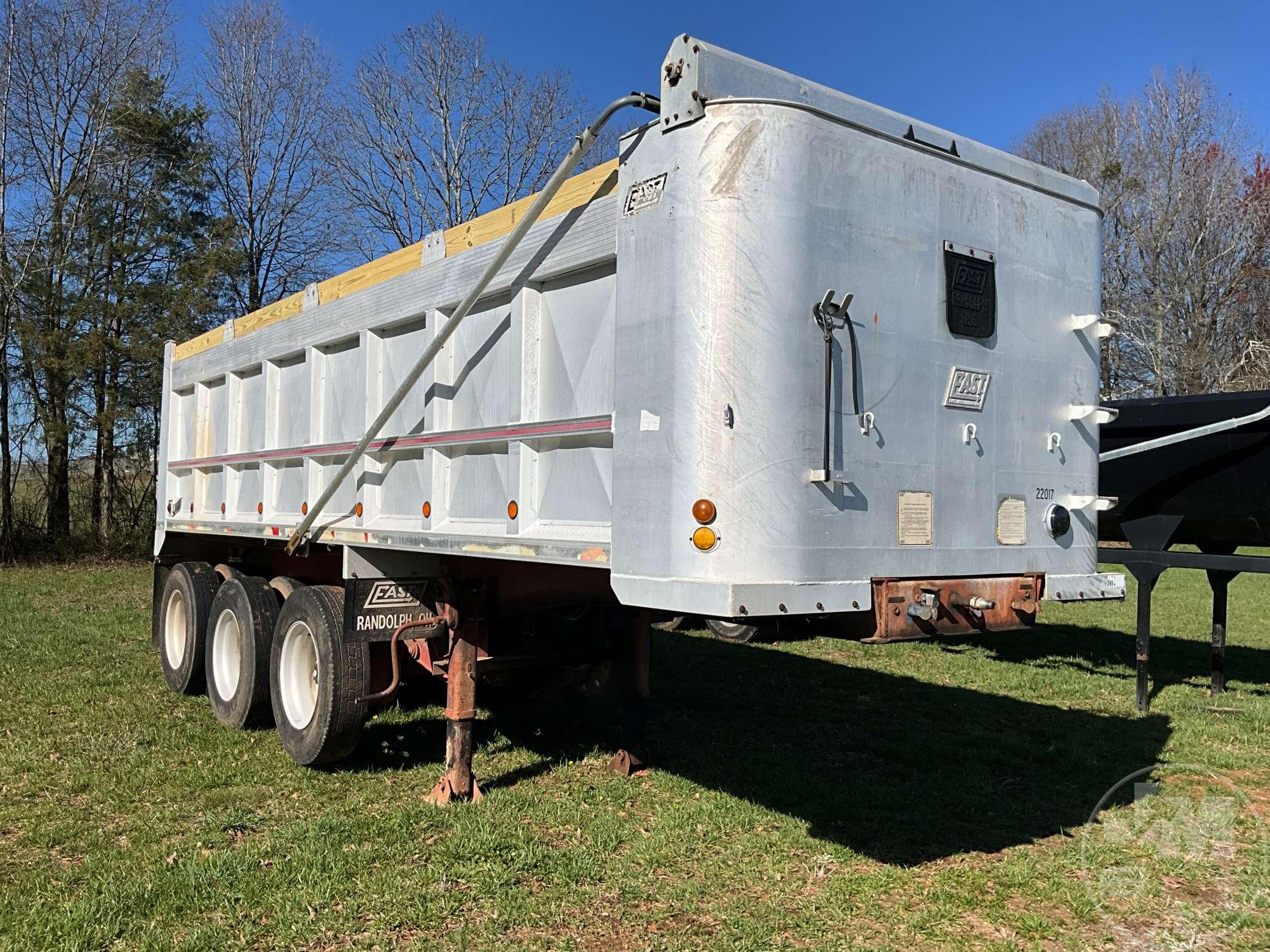 1997 EAST MANUFACTURING CORP. EAST MANUFACTURING CORP 24' ALUMINUM  DUMP TRAILER VIN: 1E1D1K385VRK22