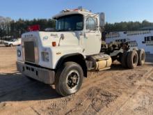 1987 MACK RS6857S TANDEM AXLE VIN: 1M2T142C5HM001802 CAB & CHASSIS