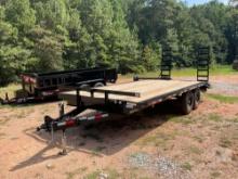 2023 TRIPLE CROWN TRAILERS, INC E8.5X2014K 8'5"X20' EQUIPMENT TRAILER VIN: 1XNBE2028P2030280