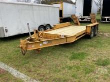 1996 BELSHE TAG A LONG EQUIPMENT TRAILER 6 TON VIN: 16JF01427T1028313