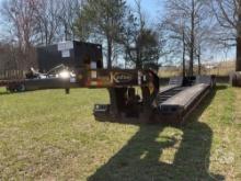 2018 KAUFMAN TRAILERS OF SC HYDRAULIC FOLDING NECK FOLDING NECK LOWBOY TRAILER VIN: 1K9FR4331JB36733