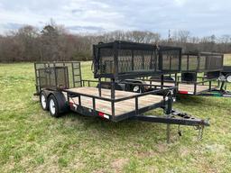 2016 K & W TRAILERS UTILITY TRAILER 7'X16' VIN: 1D9BU162XGG460566