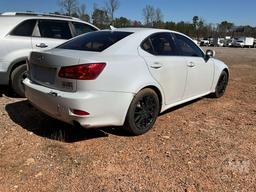 2008 LEXUS IS VIN: JTHBK262082081605 SEDAN