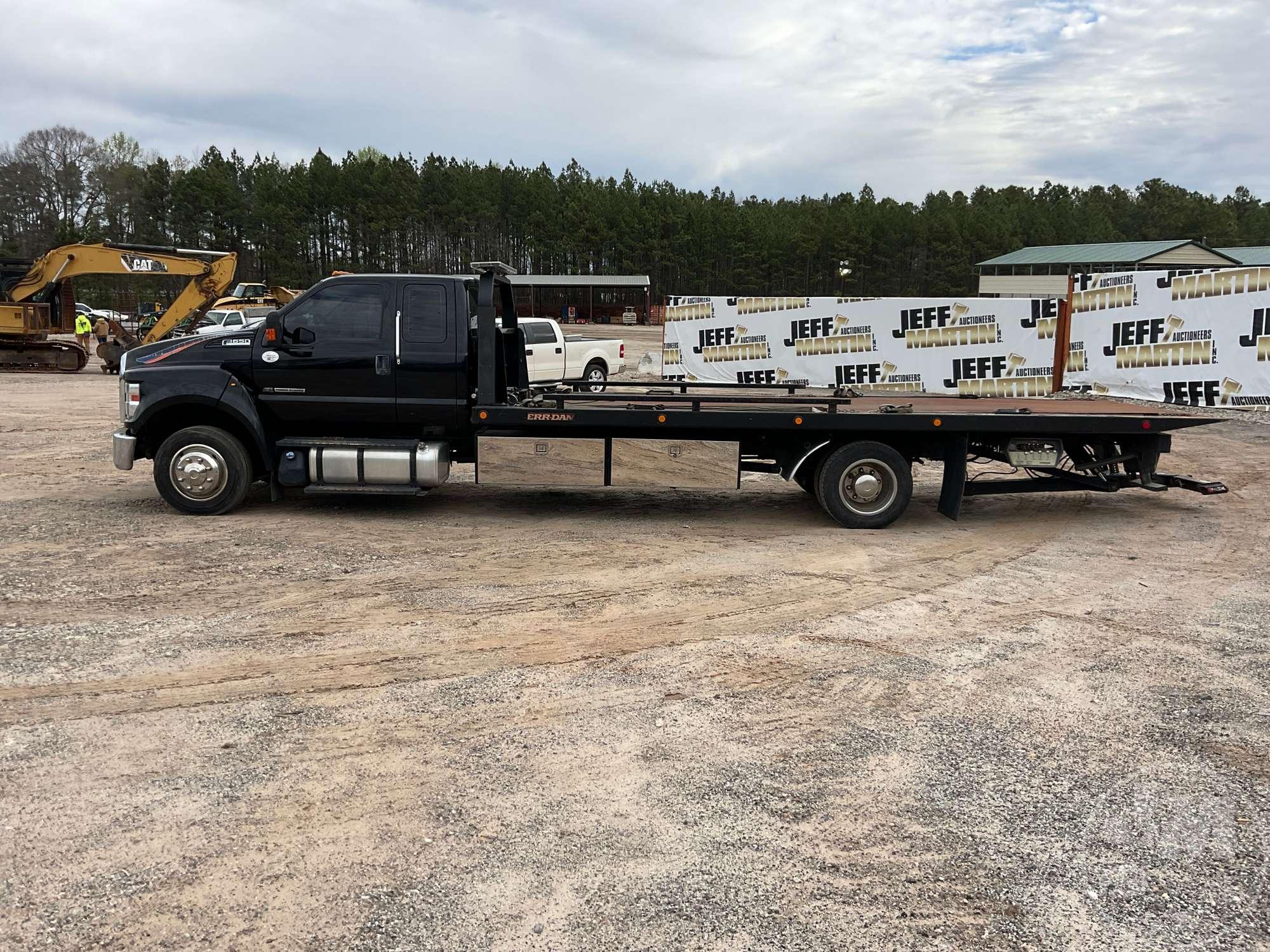 2017 FORD F-650 SINGLE AXLE ROLLBACK TRUCK VIN: 1FDNX6DC4HDB02944