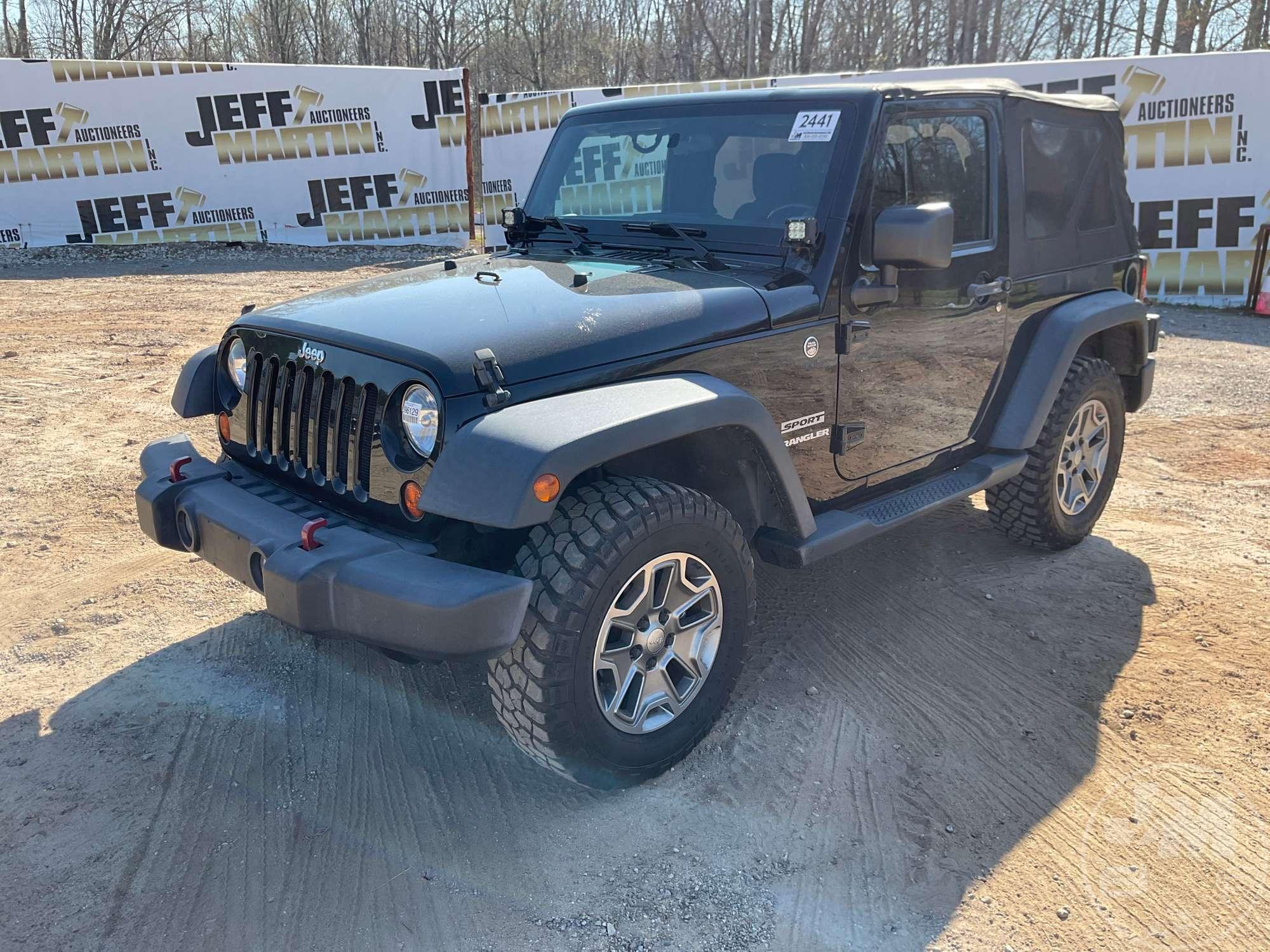 2011 JEEP WRANGLER VIN: 1J4AA2D16BL503365