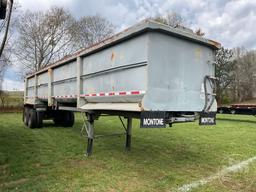 1994 MONTONE TRAILER COMPANY 39' FRAMELESS 40' STEEL  DUMP TRAILER VIN: 1M938DW28RD003950