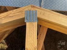 NEW WOOD ROOF TRUSSES 12’...... 4/12 PITCH (1 BUNDLE OF