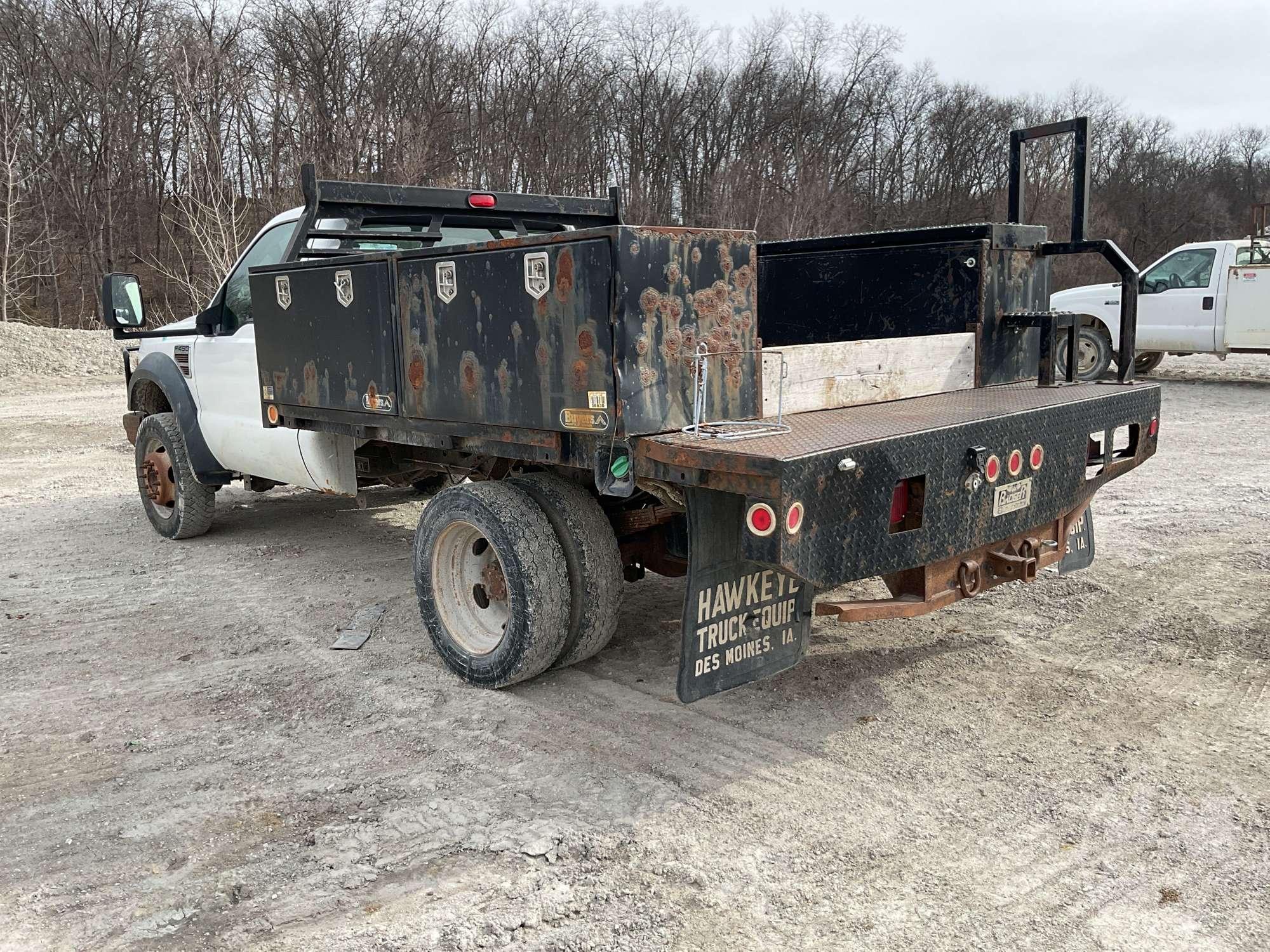 2010 FORD F-450 XL SUPER DUTY S/A UTILITY TRUCK VIN: 1FDAF4HR2AEA02491