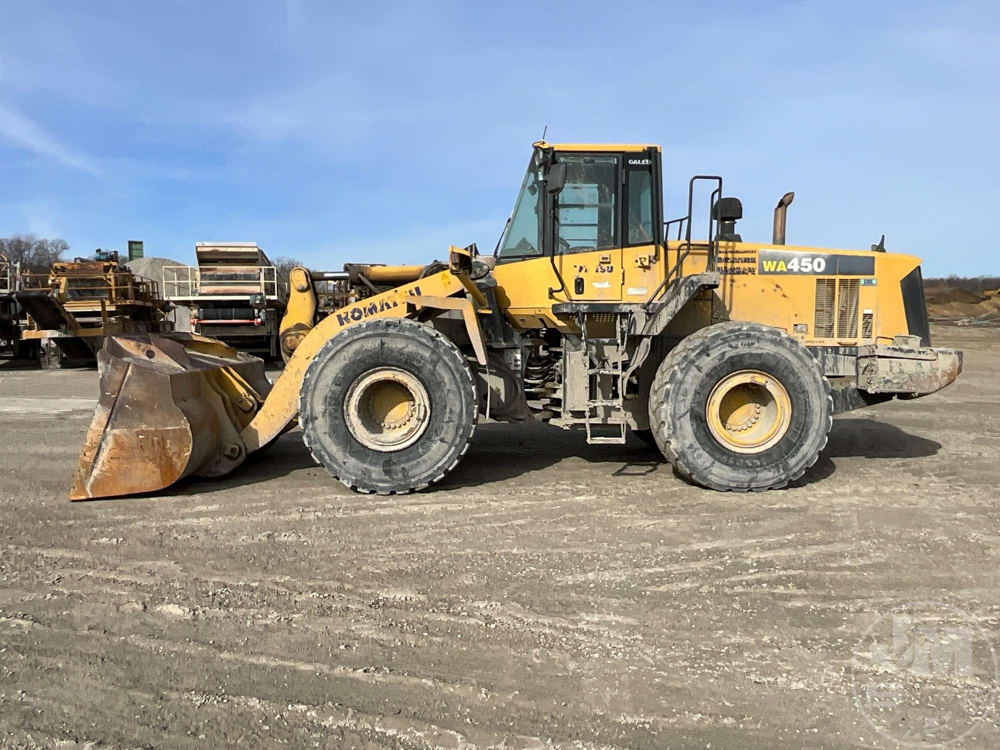 2007 KOMATSU WA450 WHEEL LOADER SN: A44090