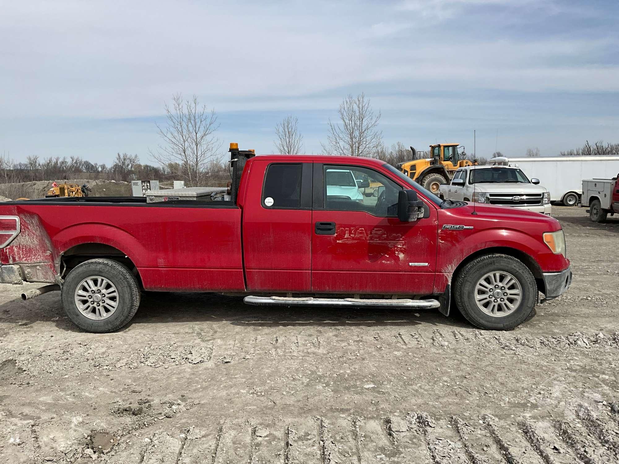 2012 FORD F-150 XLT ECOBOOST EXTENDED CAB PICKUP VIN: 1FTVX1CT4CKD69854