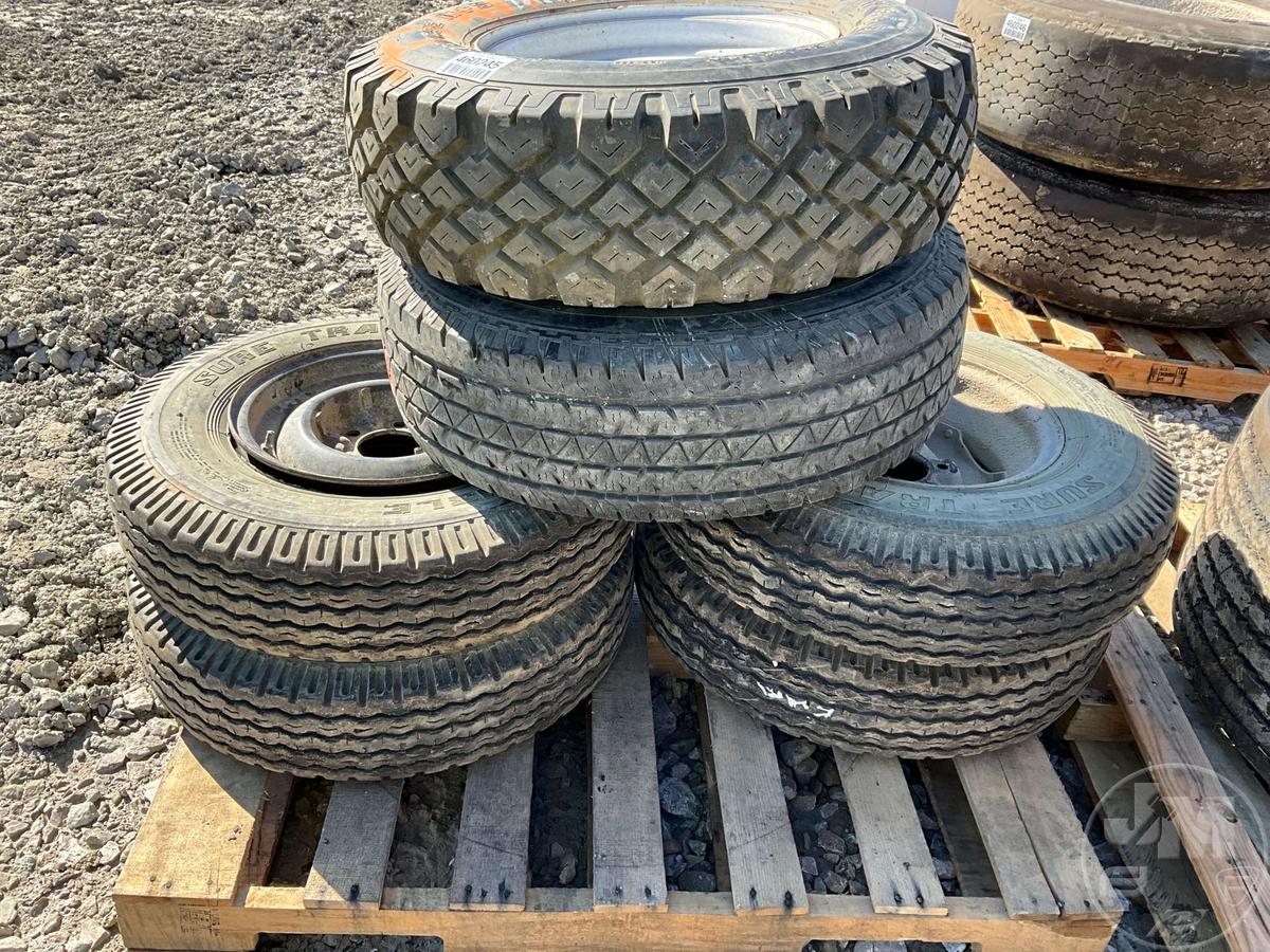 PALLET OF (6) MISC BRAND AND SIZE TIRES