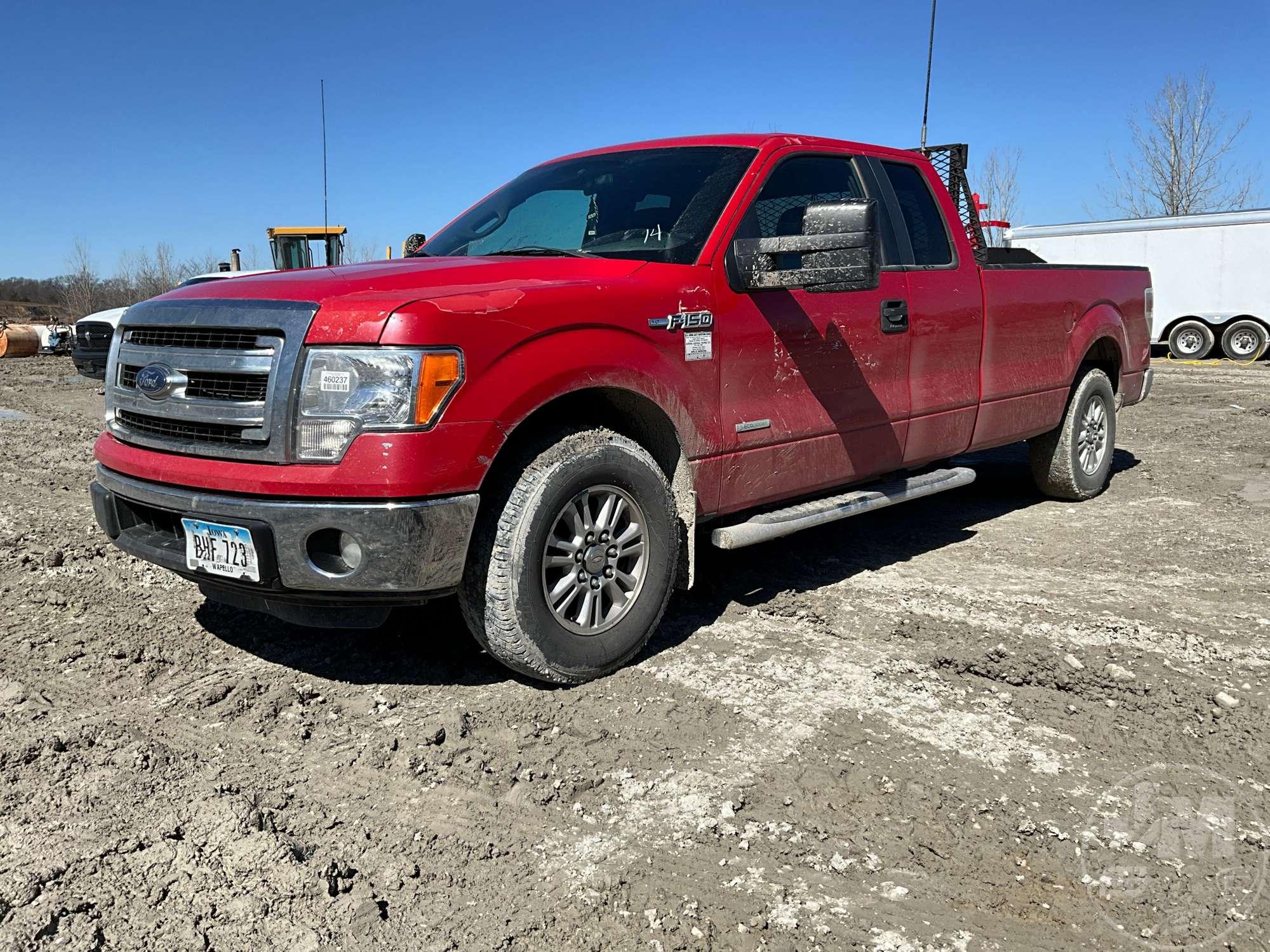 2014 FORD F-150 XLT EXTENDED CAB PICKUP VIN: 1FTVX1CT5EKD69039