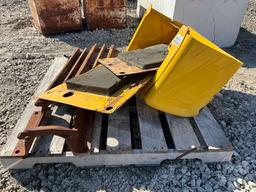 PALLET OF TBG DOZER SHOES AND VARIOUS METALS