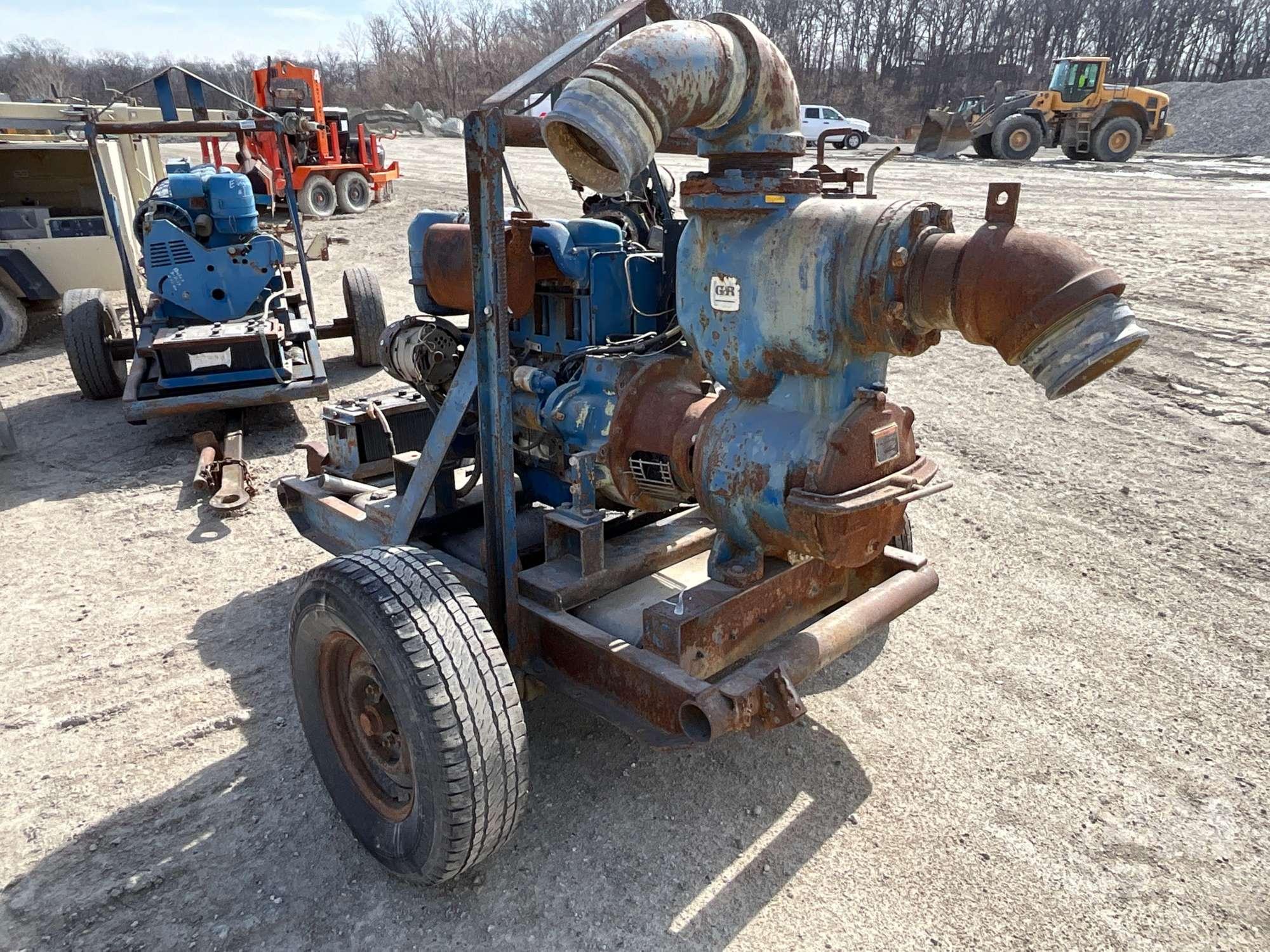 GORMAN RUPP 16A2-F3L 8" PORTABLE PUMP SN: 1024728