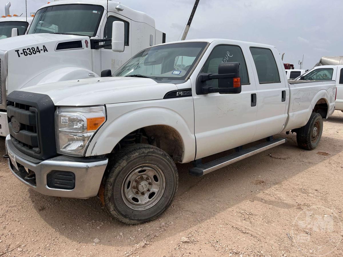 2012 FORD F-350 VIN: 1FT8W3B63CEA92099 CREW CAB 4X4 PICKUP