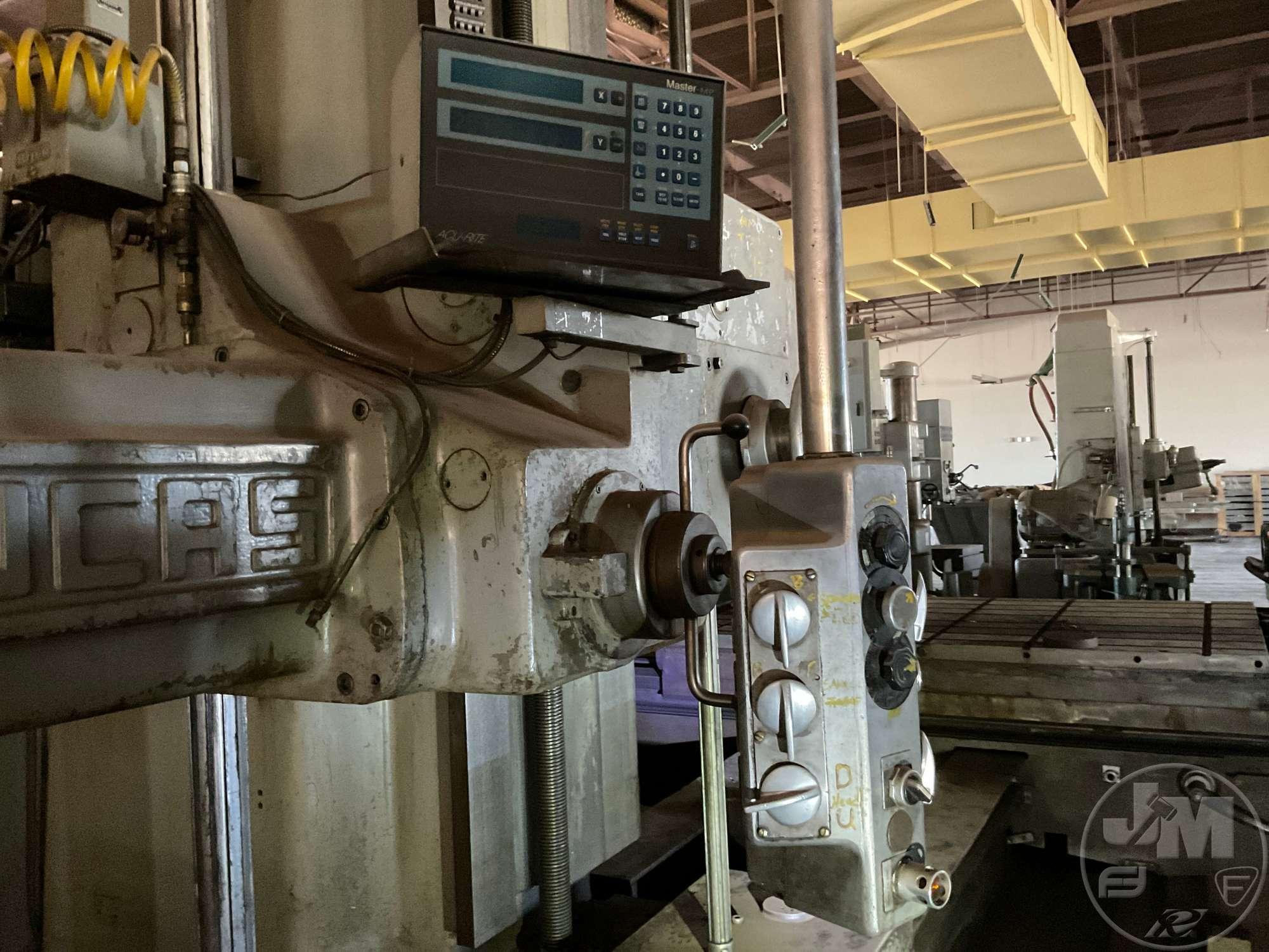 LUCAS 42B-60 HORIZONTAL BORING MILL, SN: 42B2801, 2 1/2 IN.