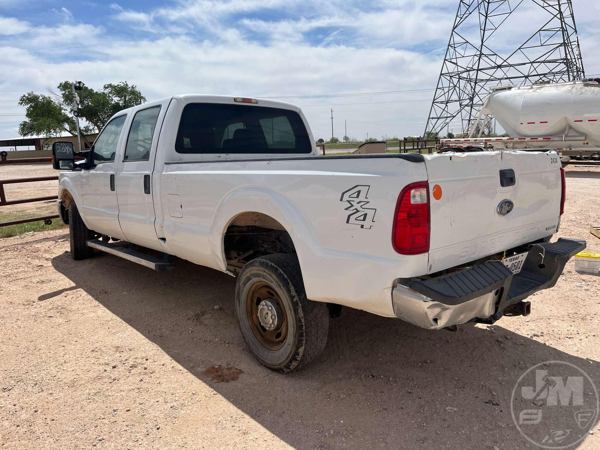 2012 FORD F-350 VIN: 1FT8W3B63CEA92099 CREW CAB 4X4 PICKUP