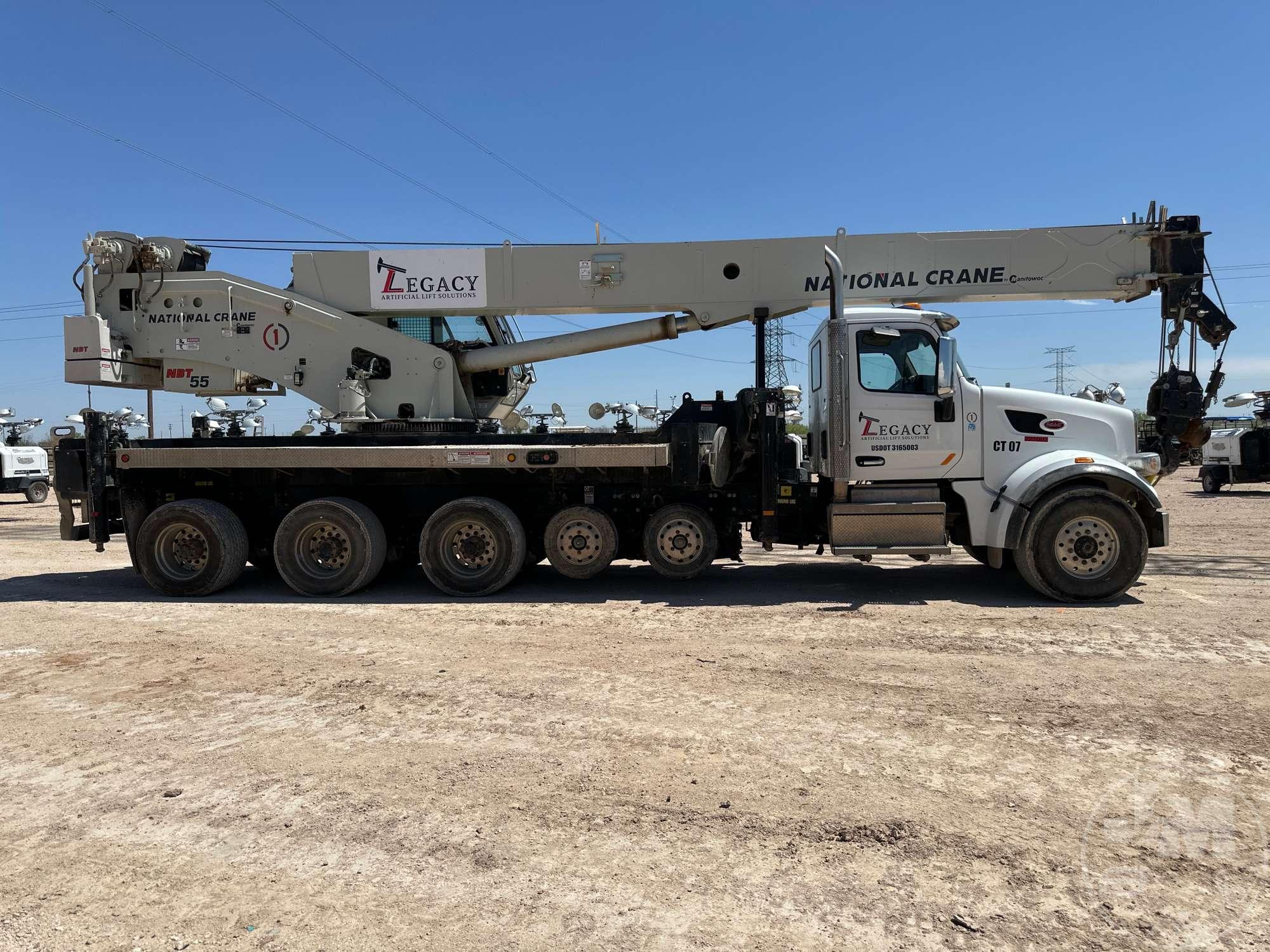 2020 PETERBILT 567 5/AXLE W/NATIONAL NBT55 NATIONAL  55 CRANE TRUCK VIN: 1NPCXPTX7LD641324