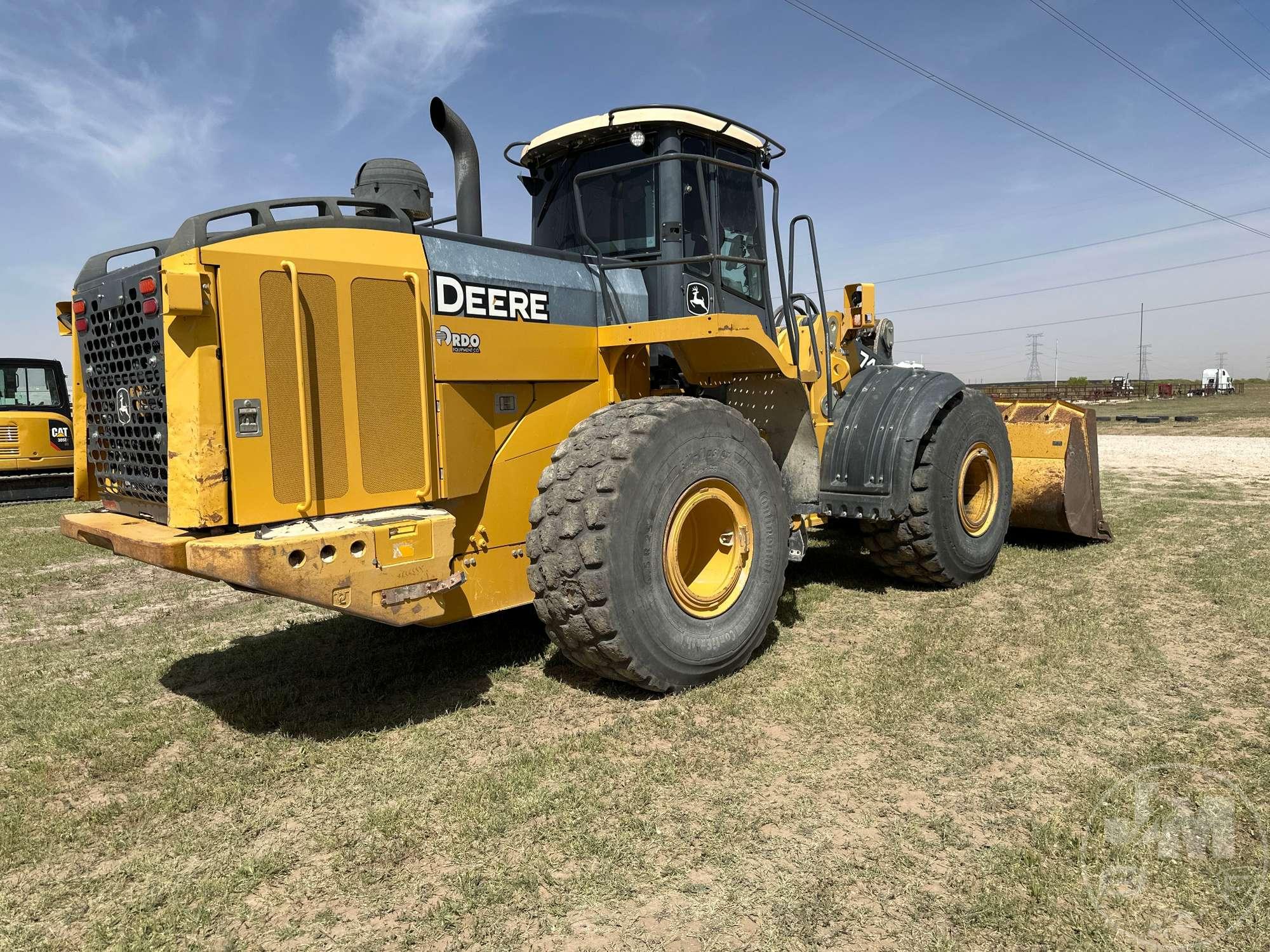 2014 DEERE 744K WHEEL LOADER SN: 1DW744KXEED663039