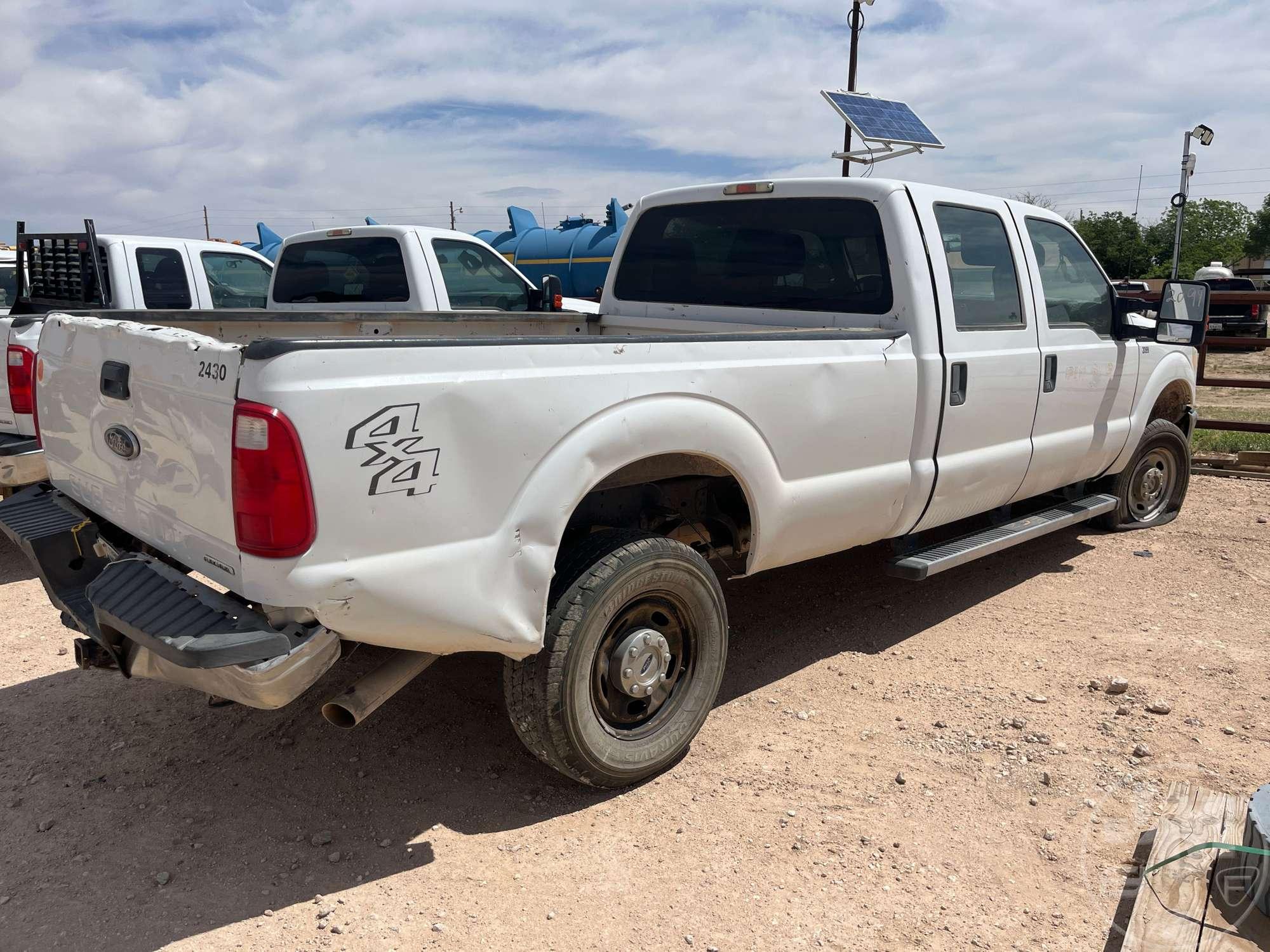 2012 FORD F-350 VIN: 1FT8W3B63CEA92099 CREW CAB 4X4 PICKUP