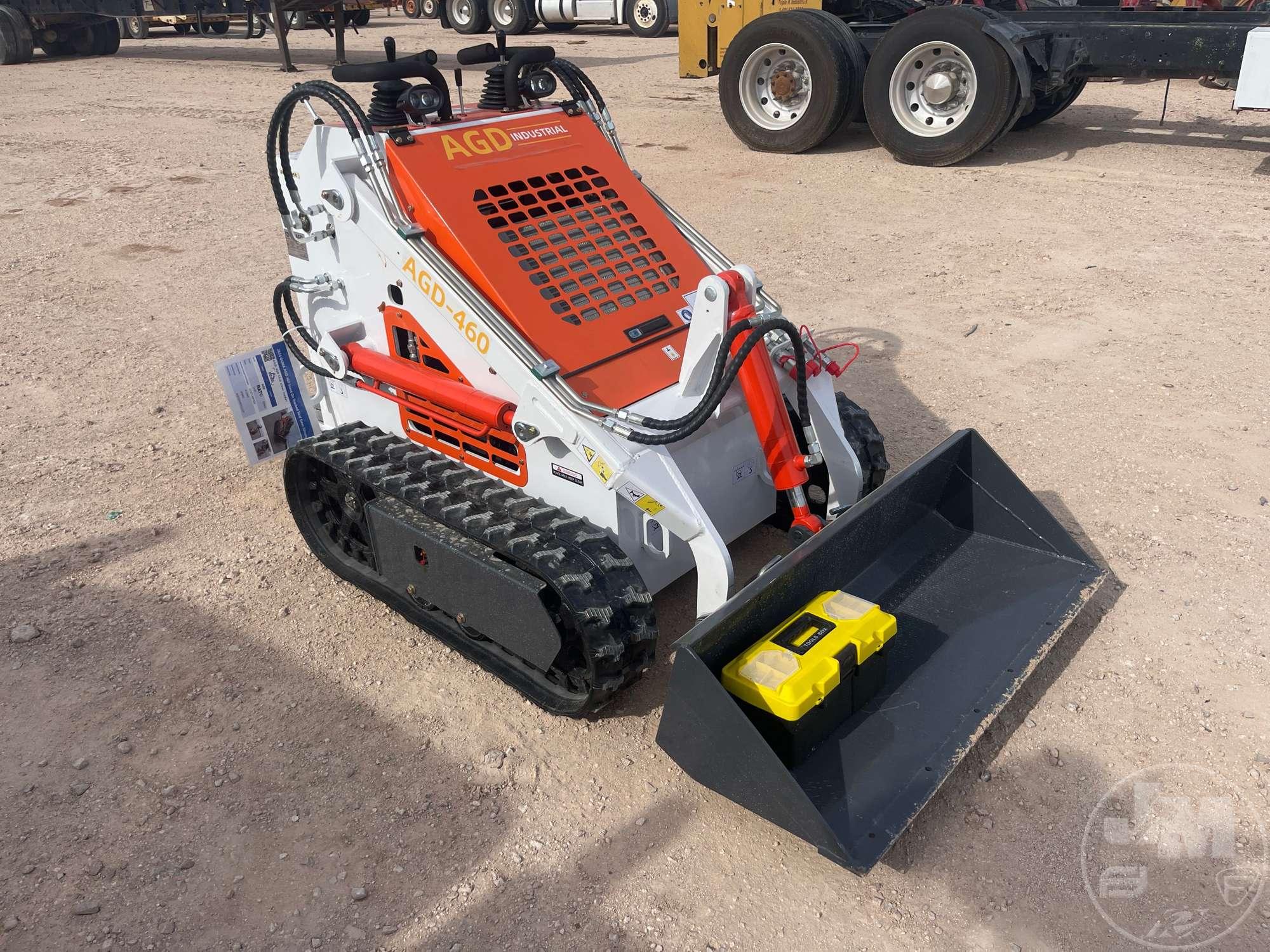 UNUSED 2024 AGD AGD-460 STAND ON SKID STEER SN: AGD202403111127