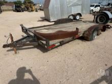 1992 BIG TEX 16 FT T/A EQUIPMENT TRAILER VIN: 16VCX1620N1D31032