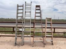 QTY OF 4 LADDERS